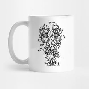 Flower Skull Mug